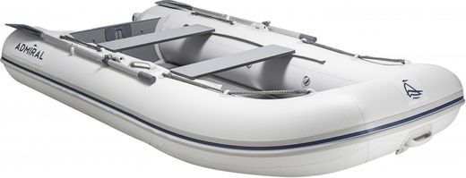 Надувная лодка ПВХ, Адмирал 270 НДНД, серый