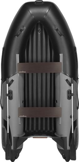 Надувная лодка ПВХ, Адмирал 325 S НДНД, серый/черный