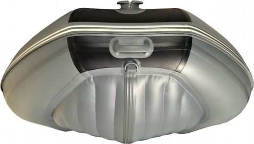 Надувная лодка ПВХ, Адмирал 330 CF НДНД, роульс, рым, серый