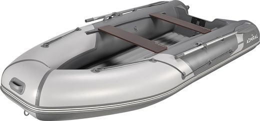 Надувная лодка ПВХ, Адмирал 355 S НДНД, серый