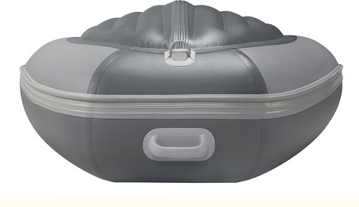 Надувная лодка ПВХ, Адмирал 375 S НДНД,  роульс, рым, серый