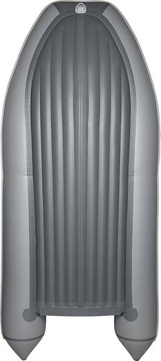 Надувная лодка ПВХ, Адмирал 375 S НДНД,  роульс, рым, серый