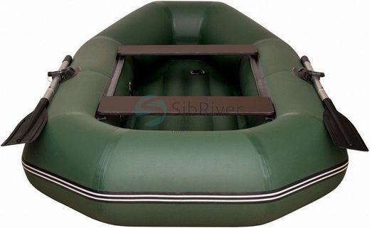 Надувная лодка ПВХ Агул 275 НД, зеленый, SibRiver