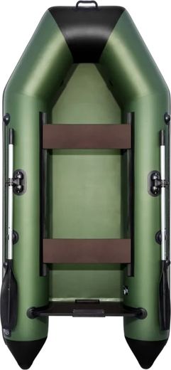 Надувная лодка ПВХ, АКВА 2800, зеленый/черный