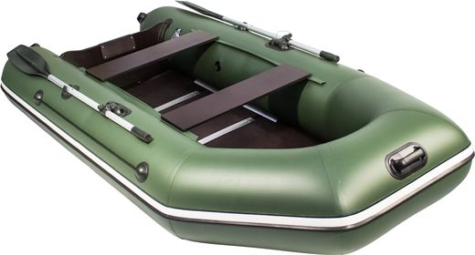 Надувная лодка ПВХ, АКВА 2900 СК, зеленый