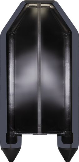 Надувная лодка ПВХ, АКВА 2900 слань-книжка киль, графит/черный