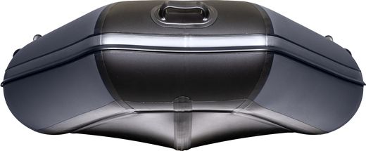 Надувная лодка ПВХ, АКВА 2900 слань-книжка киль, графит/черный