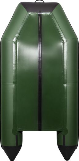 Надувная лодка ПВХ, АКВА 2900 слань-книжка киль, зеленый/черный