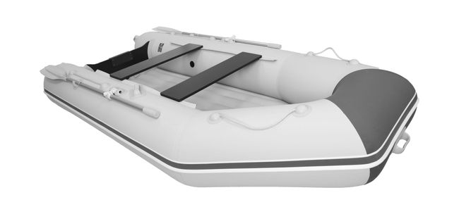 Надувная лодка ПВХ, АКВА 3200 НДНД, светло-серый/графит