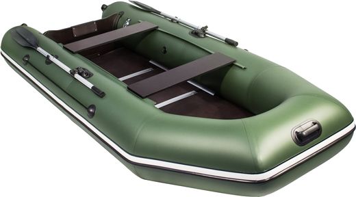 Надувная лодка ПВХ, АКВА 3200 СК, зеленый