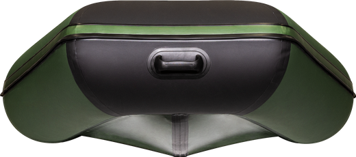 Надувная лодка ПВХ, АКВА 3200 слань-книжка киль, зеленый/черный