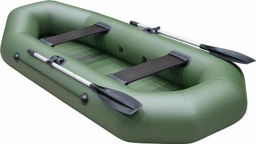 Надувная лодка ПВХ, АКВА-ОПТИМА 280, зеленый