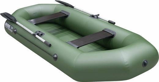 Надувная лодка ПВХ, АКВА-ОПТИМА 280, зеленый