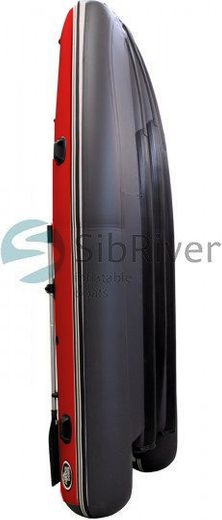 Надувная лодка ПВХ Allaska Drive 360, красный/черный, SibRiver