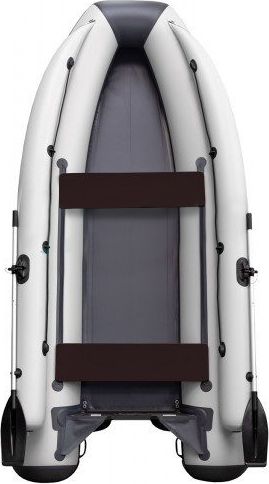 Надувная лодка ПВХ Allaska Drive 360 Lux, фальшборт, серый двухцветный, SibRiver