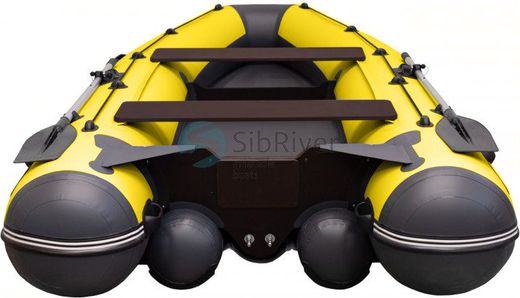 Надувная лодка ПВХ Allaska Drive 360, желтый/черный, SibRiver