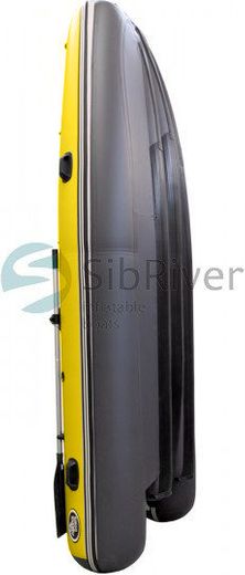 Надувная лодка ПВХ Allaska Drive 360, желтый/черный, SibRiver