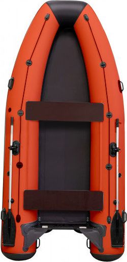 Надувная лодка ПВХ Allaska Drive 390, оранжевый/черный, SibRiver
