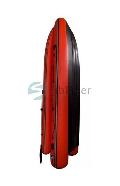 Надувная лодка ПВХ Allaska-Tonna 470 Lux, фальшборт, красный/черный, SibRiver