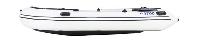 Надувная лодка ПВХ, APACHE 3700 НДНД, светло-серый