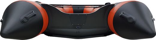 Надувная лодка ПВХ, AZIMUT Cyclone 435 НДНД, оранжевый/черный