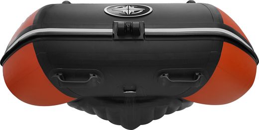 Надувная лодка ПВХ, AZIMUT Cyclone 435 НДНД, оранжевый/черный