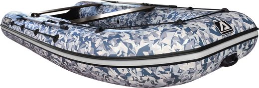Надувная лодка ПВХ, AZIMUT Everest Light 405 НДНД, камуфляж лёд