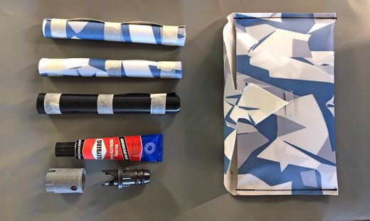 Надувная лодка ПВХ, AZIMUT Everest Light 405 НДНД, камуфляж лёд