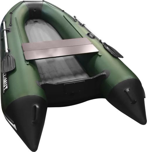 Надувная лодка ПВХ, AZIMUT Vector 370 НДНД, зеленый/черный