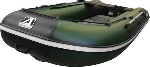 Надувная лодка ПВХ, AZIMUT Vector 370 НДНД, зеленый/черный