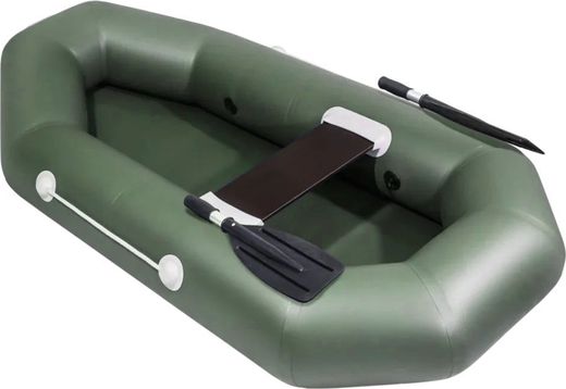 Надувная лодка ПВХ, Барс 200, зеленый