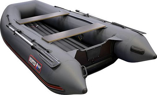 Надувная лодка ПВХ, Хантер 310 А НДНД, серый