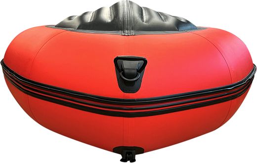 Надувная лодка ПВХ, Хантер 330 Про НДНД, красный/черный
