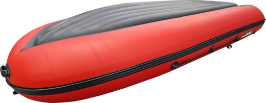 Надувная лодка ПВХ, Хантер 340 Трэвел НДНД, красный