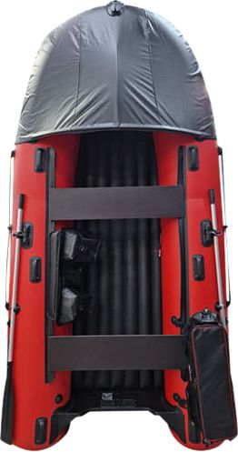 Надувная лодка ПВХ, Хантер 340 Трэвел НДНД, красный