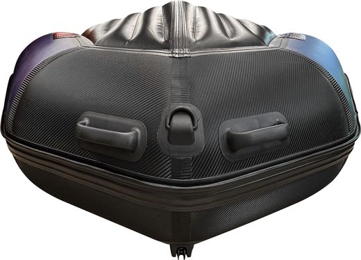 Надувная лодка ПВХ, Хантер 350 Про Спорт НДНД, синий/карбон