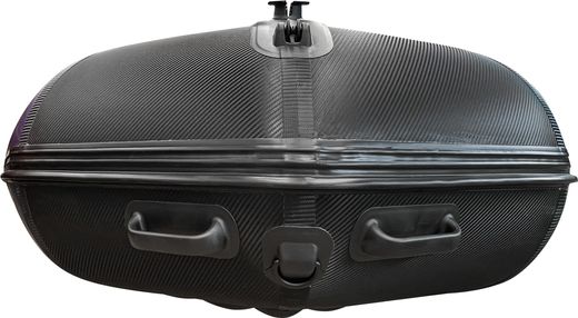 Надувная лодка ПВХ, Хантер 350 Про Спорт НДНД, синий/карбон