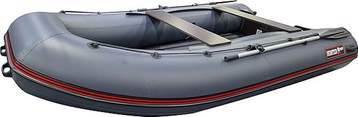 Надувная лодка ПВХ, Хантер 360 А НДНД, серый