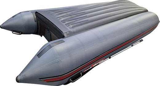 Надувная лодка ПВХ, Хантер 360 А НДНД, серый