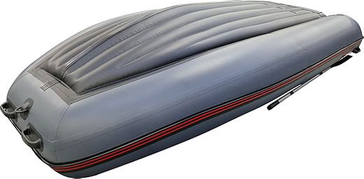 Надувная лодка ПВХ, Хантер 360 А НДНД, серый