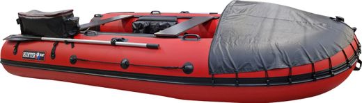 Надувная лодка ПВХ, Хантер 370 Трэвел НДНД, красный