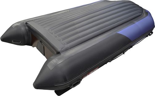 Надувная лодка ПВХ, Хантер 400 Про Спорт НДНД, синий/карбон