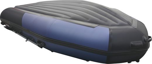 Надувная лодка ПВХ, Хантер 400 Про Спорт НДНД, синий/карбон