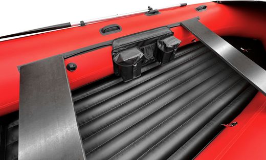 Надувная лодка ПВХ, Хантер 400 Трэвел НДНД, красный