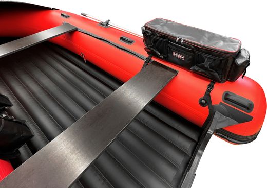 Надувная лодка ПВХ, Хантер 400 Трэвел НДНД, красный