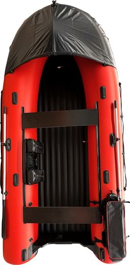 Надувная лодка ПВХ, Хантер 400 Трэвел НДНД, красный