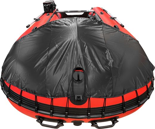 Надувная лодка ПВХ, Хантер 400 Трэвел НДНД, красный