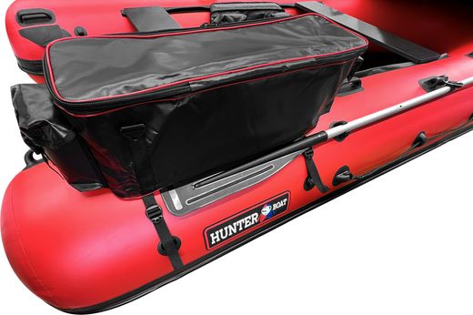 Надувная лодка ПВХ, Хантер 400 Трэвел НДНД, красный