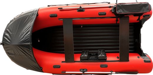 Надувная лодка ПВХ, Хантер 400 Трэвел НДНД, красный