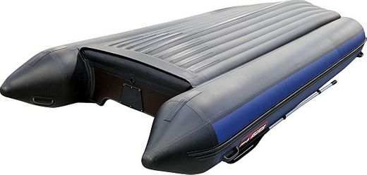 Надувная лодка ПВХ, Хантер 420 А НДНД, синий/черный